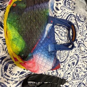 Multicolor Quilted Women's Bag